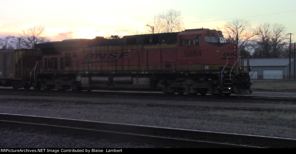 BNSF coal train DPU